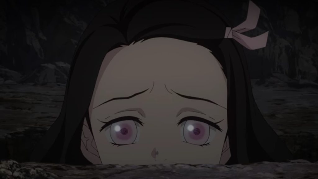 鬼滅の刃のアニメ第2話 禰豆子