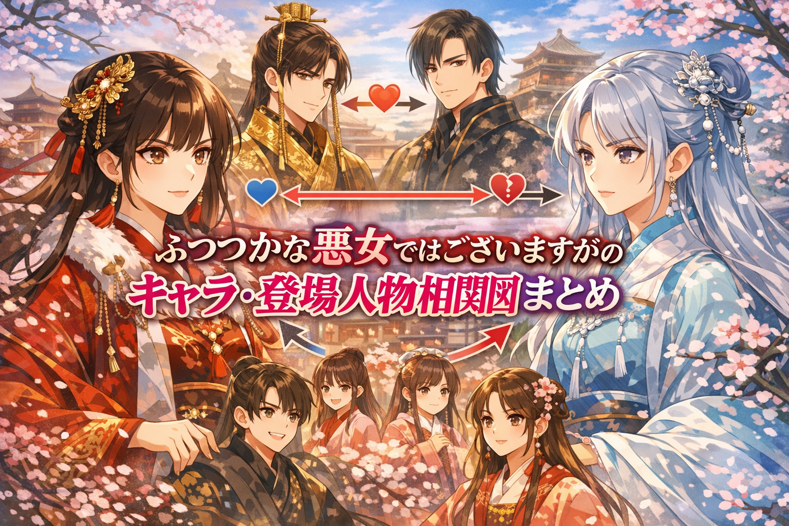 ふつつかな悪女ではございますがのキャラ・登場人物と相関図を解説！