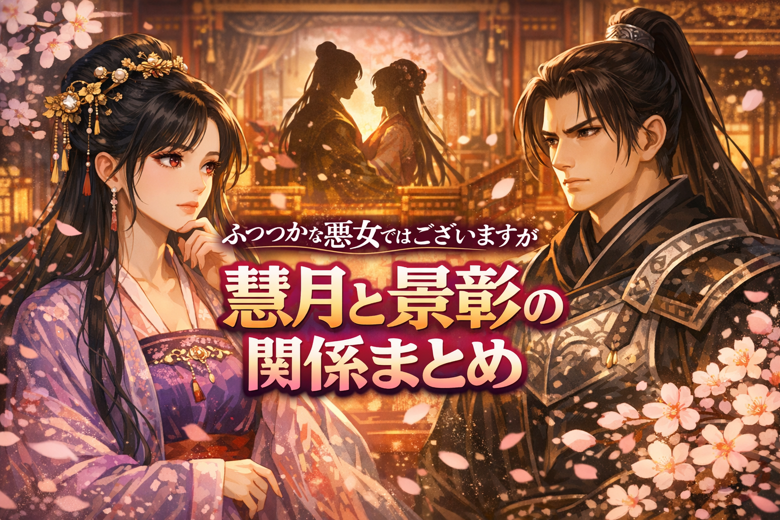 ふつつかな悪女ではございますがの慧月と景彰の関係は？結婚はあり得る！？