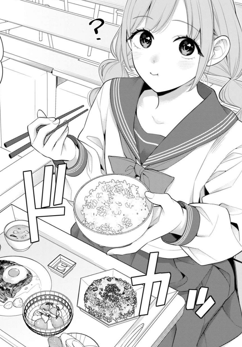 私をセンターにすると誓いますか？の星野ララ：ご飯・チャーハン・目玉焼きハンバーグ・味噌汁を朝から完食